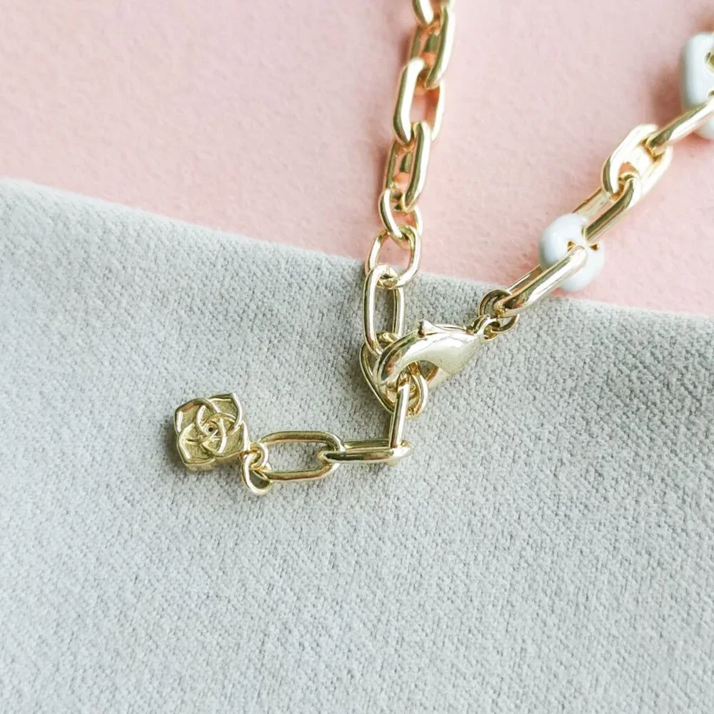 Kendra Scott - Bailey White Mix Gold Chain Bracelet - NEW